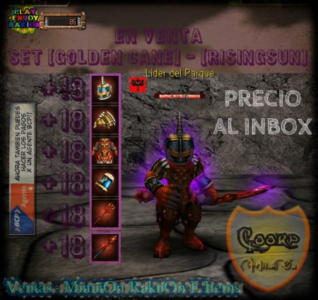 En Venta - Set [Golden Cane] - [Risingsun]